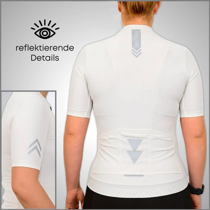 DACHS Cycling Jersey (Womens) – Short Sleeve – White